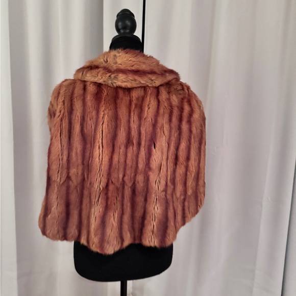 Vintage real fur stole / cape - Picture 3 of 5